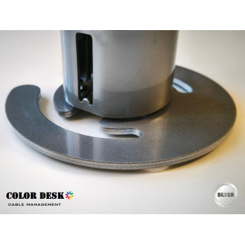 КАНАЛ ДЛЯ ПРОВОДОВ СТОЛА ГИБКИЙ COLOR DESK A-740 (140) SILVER METALLIC КАНАЛ ДЛЯ ПРОВОДОВ СТОЛА ГИБКИЙ COLOR DESK A-740 (140) SILVER METALLIC