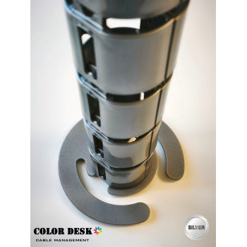 КАНАЛ ДЛЯ ПРОВОДОВ СТОЛА ГИБКИЙ COLOR DESK A-740 (140) SILVER METALLIC КАНАЛ ДЛЯ ПРОВОДОВ СТОЛА ГИБКИЙ COLOR DESK A-740 (140) SILVER METALLIC
