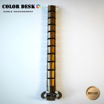 КАНАЛ ДЛЯ ПРОВОДОВ СТОЛА ГИБКИЙ COLOR DESK A-740 (140) BRONZE METALLIC КАНАЛ ДЛЯ ПРОВОДОВ СТОЛА ГИБКИЙ COLOR DESK A-740 (140) BRONZE METALLIC