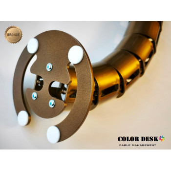 КАНАЛ ДЛЯ ПРОВОДОВ СТОЛА ГИБКИЙ COLOR DESK A-740 (140) BRONZE METALLIC КАНАЛ ДЛЯ ПРОВОДОВ СТОЛА ГИБКИЙ COLOR DESK A-740 (140) BRONZE METALLIC