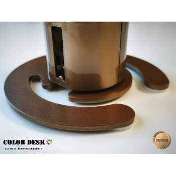 КАНАЛ ДЛЯ ПРОВОДОВ СТОЛА ГИБКИЙ COLOR DESK A-740 (140) BRONZE METALLIC КАНАЛ ДЛЯ ПРОВОДОВ СТОЛА ГИБКИЙ COLOR DESK A-740 (140) BRONZE METALLIC