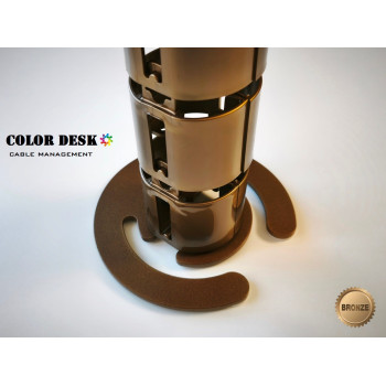 КАНАЛ ДЛЯ ПРОВОДОВ СТОЛА ГИБКИЙ COLOR DESK A-740 (140) BRONZE METALLIC КАНАЛ ДЛЯ ПРОВОДОВ СТОЛА ГИБКИЙ COLOR DESK A-740 (140) BRONZE METALLIC