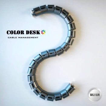 КАБЕЛЬ-КАНАЛ COLOR DESK EL-1460 SILVER METALLIC