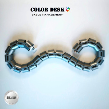 КАБЕЛЬ-КАНАЛ COLOR DESK EL-1460 SILVER METALLIC КАБЕЛЬ-КАНАЛ COLOR DESK EL-1460 SILVER METALLIC