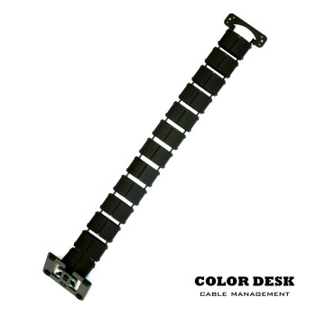 КАНАЛ ДЛЯ ПРОВОДОВ Т-850BL ЧЁРНЫЙ ГИБКИЙ ОВАЛЬНОЕ СЕЧЕНИЕ