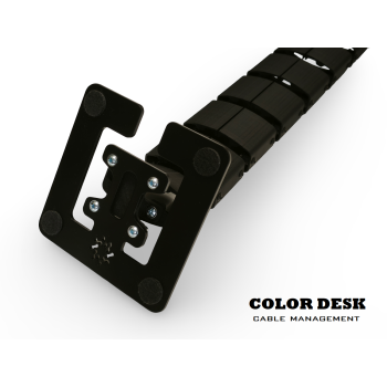 КАНАЛ ДЛЯ ПРОВОДОВ Т-850BL ЧЁРНЫЙ ГИБКИЙ ОВАЛЬНОЕ СЕЧЕНИЕ