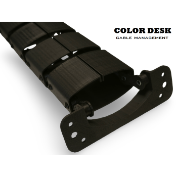 КАНАЛ ДЛЯ ПРОВОДОВ Т-850BL ЧЁРНЫЙ ГИБКИЙ ОВАЛЬНОЕ СЕЧЕНИЕ