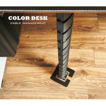 КАНАЛ ДЛЯ ПРОВОДОВ Т-850BL ЧЁРНЫЙ ГИБКИЙ ОВАЛЬНОЕ СЕЧЕНИЕ