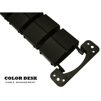 КАНАЛ ДЛЯ ПРОВОДОВ Т-850BL ЧЁРНЫЙ ГИБКИЙ ОВАЛЬНОЕ СЕЧЕНИЕ