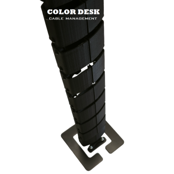 КАНАЛ ДЛЯ ПРОВОДОВ Т-850BL ЧЁРНЫЙ ГИБКИЙ ОВАЛЬНОЕ СЕЧЕНИЕ