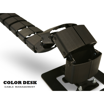 КАНАЛ ДЛЯ ПРОВОДОВ Т-850BL ЧЁРНЫЙ ГИБКИЙ ОВАЛЬНОЕ СЕЧЕНИЕ