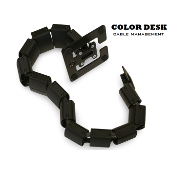 КАНАЛ ДЛЯ ПРОВОДОВ Т-850BL ЧЁРНЫЙ ГИБКИЙ ОВАЛЬНОЕ СЕЧЕНИЕ