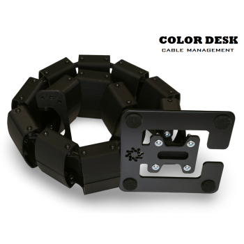 КАНАЛ ДЛЯ ПРОВОДОВ Т-850BL ЧЁРНЫЙ ГИБКИЙ ОВАЛЬНОЕ СЕЧЕНИЕ