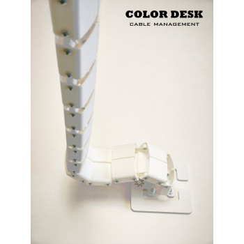 КАНАЛ ДЛЯ ПРОВОДОВ Т-850W БЕЛЫЙ ГИБКИЙ ОВАЛЬНОЕ СЕЧЕНИЕ