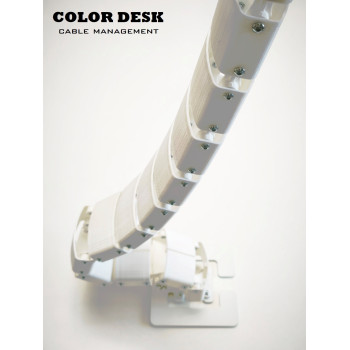 КАНАЛ ДЛЯ ПРОВОДОВ Т-850W БЕЛЫЙ ГИБКИЙ ОВАЛЬНОЕ СЕЧЕНИЕ