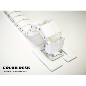 КАНАЛ ДЛЯ ПРОВОДОВ Т-850W БЕЛЫЙ ГИБКИЙ ОВАЛЬНОЕ СЕЧЕНИЕ