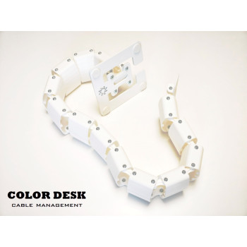 КАНАЛ ДЛЯ ПРОВОДОВ Т-850W БЕЛЫЙ ГИБКИЙ ОВАЛЬНОЕ СЕЧЕНИЕ