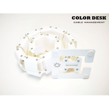 КАНАЛ ДЛЯ ПРОВОДОВ Т-850W БЕЛЫЙ ГИБКИЙ ОВАЛЬНОЕ СЕЧЕНИЕ