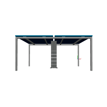 КАНАЛ ДЛЯ ПРОВОДОВ ВЕРТИКАЛЬНЫЙ НАПОЛЬНЫЙ МЕТАЛЛИЧЕСКИЙ СЕРИЯ М БЕЛЫЙ