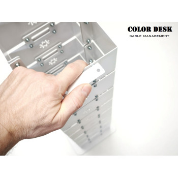 КАНАЛ ДЛЯ ПРОВОДОВ ВЕРТИКАЛЬНЫЙ НАПОЛЬНЫЙ МЕТАЛЛИЧЕСКИЙ СЕРИЯ М БЕЛЫЙ