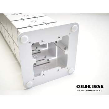 КАНАЛ ДЛЯ ПРОВОДОВ ВЕРТИКАЛЬНЫЙ НАПОЛЬНЫЙ МЕТАЛЛИЧЕСКИЙ СЕРИЯ М БЕЛЫЙ