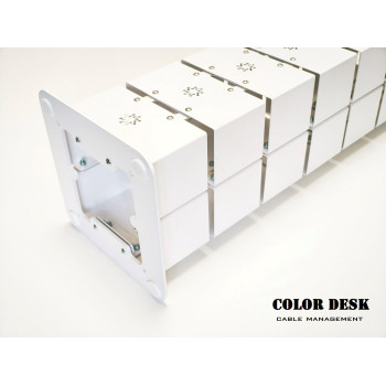 КАНАЛ ДЛЯ ПРОВОДОВ ВЕРТИКАЛЬНЫЙ НАПОЛЬНЫЙ МЕТАЛЛИЧЕСКИЙ СЕРИЯ М БЕЛЫЙ