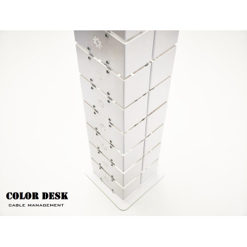 КАНАЛ ДЛЯ ПРОВОДОВ ВЕРТИКАЛЬНЫЙ НАПОЛЬНЫЙ МЕТАЛЛИЧЕСКИЙ СЕРИЯ М БЕЛЫЙ