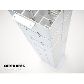 КАНАЛ ДЛЯ ПРОВОДОВ ВЕРТИКАЛЬНЫЙ НАПОЛЬНЫЙ МЕТАЛЛИЧЕСКИЙ СЕРИЯ М БЕЛЫЙ