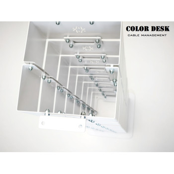 КАНАЛ ДЛЯ ПРОВОДОВ ВЕРТИКАЛЬНЫЙ НАПОЛЬНЫЙ МЕТАЛЛИЧЕСКИЙ СЕРИЯ М БЕЛЫЙ