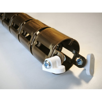 КАНАЛ ДЛЯ ПРОВОДОВ СТОЛА ГИБКИЙ COLOR DESK A-740 BRONZE METALLIC БРОНЗОВЫЙ МЕТАЛЛИК С МАЛЫМ МЕТАЛЛИЧЕСКИМ ОСНОВАНИЕМ