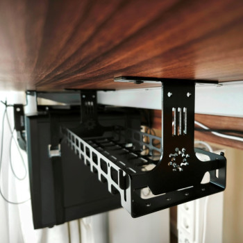 КАБЕЛЬ КАНАЛ KMS-1200 СЕТКА ГОРИЗОНТАЛЬНЫЙ ЧЁРНЫЙ 1200 ММ