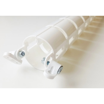 КАБЕЛЬ КАНАЛ ДЛЯ ПРОВОДОВ ПИСЬМЕННОГО СТОЛА ГИБКИЙ ВЕРТИКАЛЬНЫЙ А-740W (МОД.2) БЕЛЫЙ БЕЗ МЕТАЛЛИЧЕСКОГО ОСНОВАНИЯ