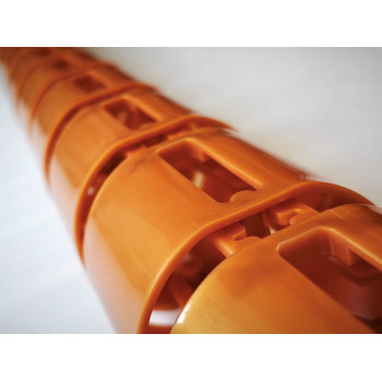 КАНАЛ ДЛЯ ПРОВОДОВ СТОЛА ГИБКИЙ COLOR DESK A-740 (МОД.2) ЗОЛОТОЙ МЕТАЛЛИК БЕЗ МЕТАЛЛИЧЕСКОГО ОСНОВАНИЯ