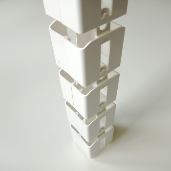 КАБЕЛЬ КАНАЛ К-740W (МОД.2) БЕЛЫЙ КВАДРАТНЫЙ БЕЗ МЕТАЛЛИЧЕСКОГО ОСНОВАНИЯ