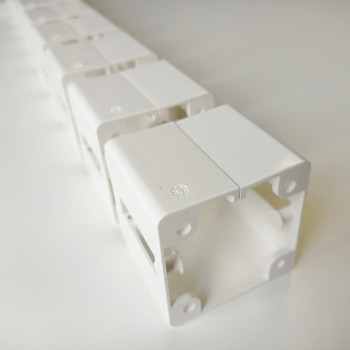 КАБЕЛЬ КАНАЛ К-740W (МОД.2) БЕЛЫЙ КВАДРАТНЫЙ БЕЗ МЕТАЛЛИЧЕСКОГО ОСНОВАНИЯ