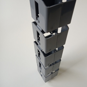 КАБЕЛЬ КАНАЛ К-740G (МОД.2) СЕРЫЙ КВАДРАТНЫЙ БЕЗ МЕТАЛЛИЧЕСКОГО ОСНОВАНИЯ