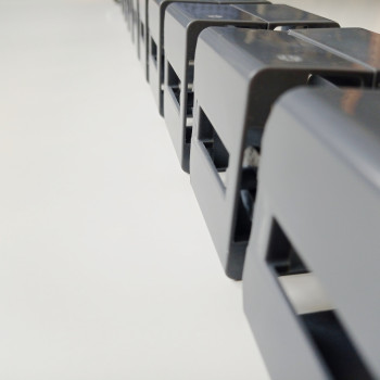 КАБЕЛЬ КАНАЛ К-740G (МОД.2) СЕРЫЙ КВАДРАТНЫЙ БЕЗ МЕТАЛЛИЧЕСКОГО ОСНОВАНИЯ