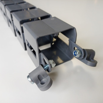 КАБЕЛЬ КАНАЛ К-740G (МОД.2) СЕРЫЙ КВАДРАТНЫЙ БЕЗ МЕТАЛЛИЧЕСКОГО ОСНОВАНИЯ