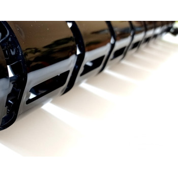 КАНАЛ ДЛЯ ПРОВОДОВ ПИСЬМЕННОГО СТОЛА ГИБКИЙ ВЕРТИКАЛЬНЫЙ А-740-Ч (140-1) ЧЁРНЫЙ С БОЛЬШИМ МЕТАЛ. ОСНОВАНИЕМ