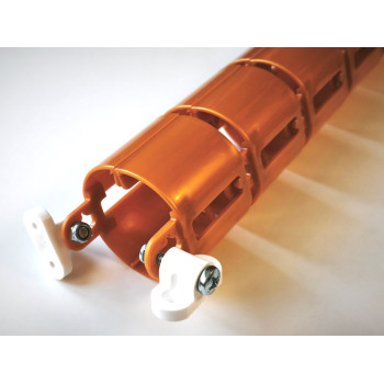 КАНАЛ ДЛЯ ПРОВОДОВ СТОЛА ГИБКИЙ COLOR DESK A-740 (140) ЗОЛОТОЙ МЕТАЛЛИК С БОЛЬШИМ МЕТАЛЛИЧЕСКИМ ОСНОВАНИЕМ 2