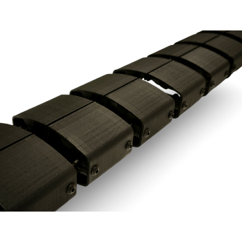 КАНАЛ ДЛЯ ПРОВОДОВ Т-850-Ч ЧЁРНЫЙ ГИБКИЙ ОВАЛЬНОЕ СЕЧЕНИЕ 6