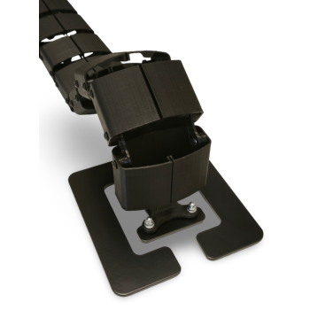 КАНАЛ ДЛЯ ПРОВОДОВ Т-850-Ч ЧЁРНЫЙ ГИБКИЙ ОВАЛЬНОЕ СЕЧЕНИЕ 7