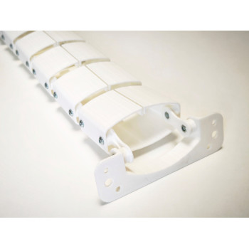 КАНАЛ ДЛЯ ПРОВОДОВ Т-850-Б БЕЛЫЙ ГИБКИЙ ОВАЛЬНОЕ СЕЧЕНИЕ 3