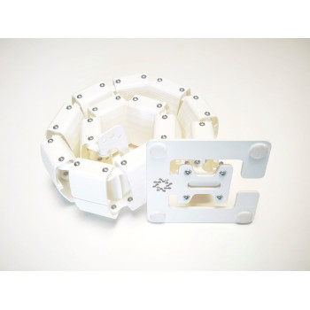 КАНАЛ ДЛЯ ПРОВОДОВ Т-850-Б БЕЛЫЙ ГИБКИЙ ОВАЛЬНОЕ СЕЧЕНИЕ 8