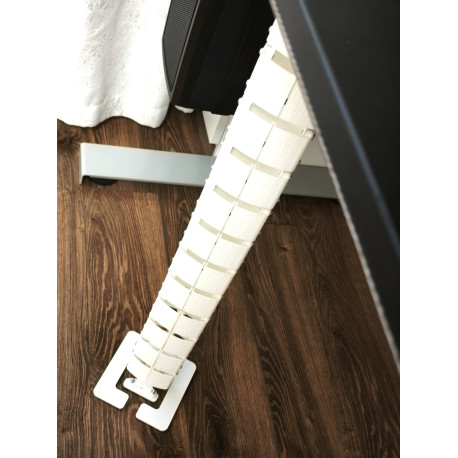 КАНАЛ ДЛЯ ПРОВОДОВ Т-850-Б БЕЛЫЙ ГИБКИЙ ОВАЛЬНОЕ СЕЧЕНИЕ 1