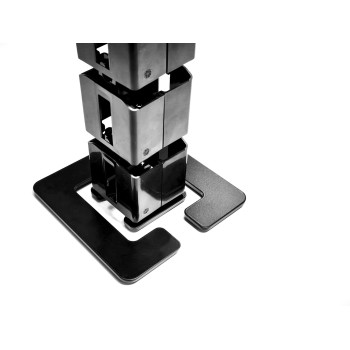 ГИБКИЙ КАБЕЛЬ КАНАЛ ДЛЯ СТОЛОВ С ЭЛЕКТРОПРИВОДОМ ЕЛK-1320 (Ч-140) ЧЁРНЫЙ 5