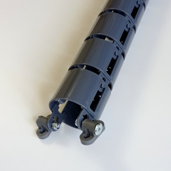 КАБЕЛЬ-КАНАЛ EЛ-1460-ГР ГРАФИТ ДЛЯ СТОЛОВ С РЕГУЛИРОВКОЙ ВЫСОТЫ СТОЛЕШНИЦЫ 2