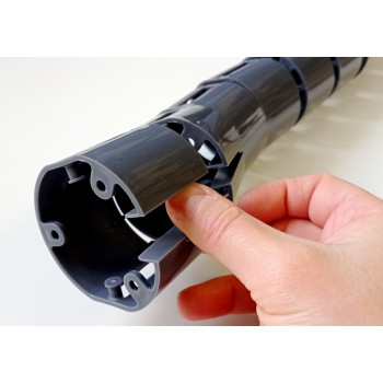 КАБЕЛЬ-КАНАЛ EЛ-1460-ГР ГРАФИТ ДЛЯ СТОЛОВ С РЕГУЛИРОВКОЙ ВЫСОТЫ СТОЛЕШНИЦЫ 6