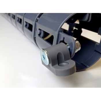 КАБЕЛЬ-КАНАЛ EЛ-1460-ГР ГРАФИТ ДЛЯ СТОЛОВ С РЕГУЛИРОВКОЙ ВЫСОТЫ СТОЛЕШНИЦЫ 3