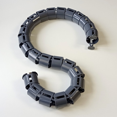 КАБЕЛЬ-КАНАЛ EЛ-1460-ГР ГРАФИТ ДЛЯ СТОЛОВ С РЕГУЛИРОВКОЙ ВЫСОТЫ СТОЛЕШНИЦЫ 1